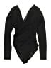 Topshop 100% Polyester Black Bodysuit Size 8 - photo 2