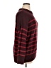 Ann Taylor LOFT Stripes Burgundy Pullover Sweater Size XL - photo 4