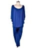 Boston Proper Solid Blue Jumpsuit Size M - photo 1