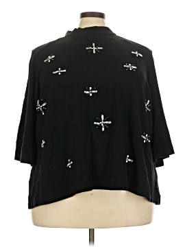 Melissa Mc Carthy Seven7 Short Sleeve Blouse