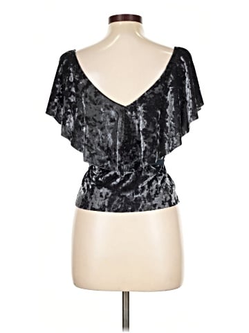 Zara W&B Collection Short Sleeve Blouse (view 2)