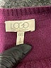 LOGO by Lori Goldstein Burgundy Pullover Sweater Size XXS - photo 7