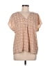Ann Taylor Tan Short Sleeve Blouse Size M - photo 1