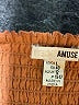 Amuse Society Checkered-gingham Orange Romper Size L - photo 4