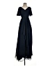 Unbranded 100% Polyester Blue Cocktail Dress Size P (petite) - photo 1