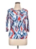Ruby Rd. Blue 3/4 Sleeve Blouse Size XL Petite - photo 1