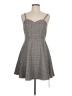 Assorted Brands Plaid Gray Casual Dress Size M - photo 1