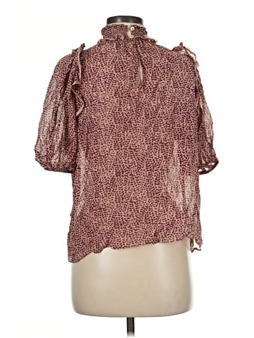 Joie 3/4 Sleeve Silk Top (view 2)