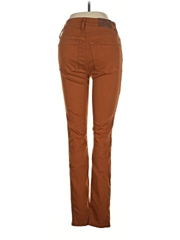 Madewell 9" Mid-Rise Skinny Jeans: Garment-Dyed Button-Front Edition (view 2)