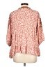 Solitaire 100% Rayon Pink 3/4 Sleeve Blouse Size L - photo 2