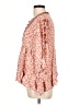 Solitaire 100% Rayon Pink 3/4 Sleeve Blouse Size L - photo 5