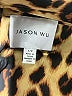 Jason Wu Animal Print Brown Long Sleeve Blouse Size S - photo 7
