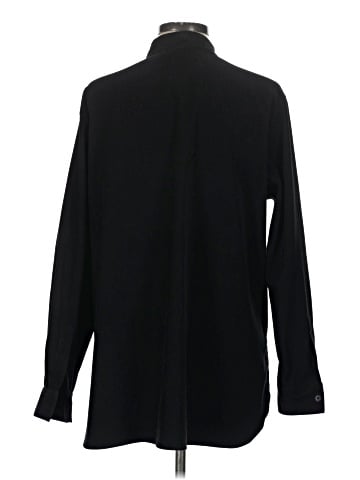 Denim & Co Long Sleeve Button-Down Shirt (view 2)
