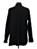 Denim & Co Solid Black Long Sleeve Button-Down Shirt Size L - photo 2