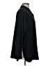 Denim & Co Solid Black Long Sleeve Button-Down Shirt Size L - photo 4
