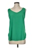 Soprano 100% Polyester Green Sleeveless Blouse Size M - photo 1