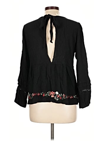 American Eagle Outfitters Long Sleeve Blouse (view 2)