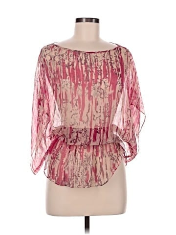 Parker 3/4 Sleeve Silk Top (view 1)