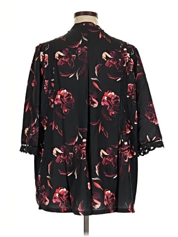 Roaman's 3/4 Sleeve Blouse (view 2)