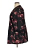 Roaman's 100% Polyester Floral Black 3/4 Sleeve Blouse Size 16W - photo 5
