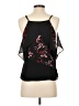 Parker 100% Silk Black Sleeveless Silk Top Size XS - photo 2