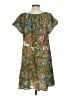 Dylan 100% Cotton Paisley Green Casual Dress Size L - photo 2