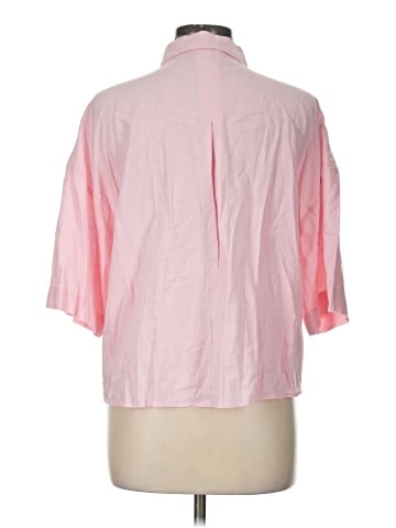 H&M 3/4 Sleeve Button-Down Shirt (view 2)