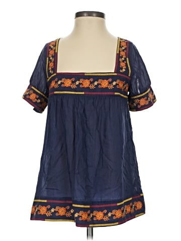 Aryn K. Short Sleeve Blouse (view 1)