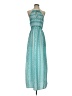 Soprano 100% Polyester Teal Cocktail Dress Size S - photo 1