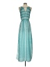 Soprano 100% Polyester Teal Cocktail Dress Size S - photo 2