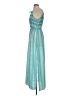 Soprano 100% Polyester Teal Cocktail Dress Size S - photo 5