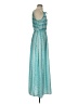 Soprano 100% Polyester Teal Cocktail Dress Size S - photo 4