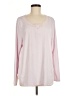 Ellen Tracy Pink Long Sleeve Top Size M - photo 1