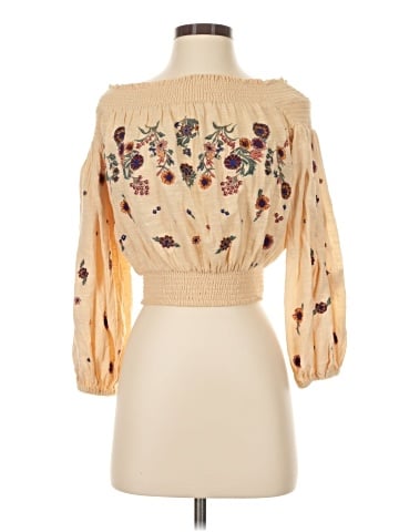 Free People 3/4 Sleeve Blouse (view 1)