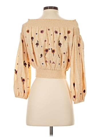 Free People 3/4 Sleeve Blouse (view 2)