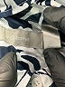 Liz Claiborne Print Silver 3/4 Sleeve Blouse Size L (petite) - photo 7