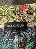 PacSun 100% Polyester Floral Green Shorts Size L - photo 3