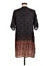 Ecote 100% Rayon Paisley Brown Casual Dress Size M - photo 2