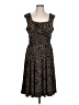 Chico's Paisley Black Cocktail Dress Size Lg (2) - photo 1