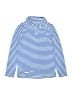 Crewcuts Stripes Blue Long Sleeve Button-Down Shirt Size 6 - 7 - photo 1