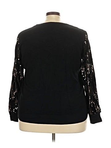 Indigo Rose Pullover Sweater (view 2)