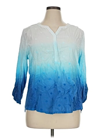 Chico's 3/4 Sleeve T-Shirt (view 1)