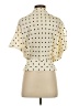 Unbranded Polka Dots Ivory Short Sleeve Blouse Size S - photo 2