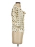 Unbranded Polka Dots Ivory Short Sleeve Blouse Size S - photo 4