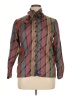 Assorted Brands 100% Polyester Stripes Brown Long Sleeve Blouse Size 16 - photo 1