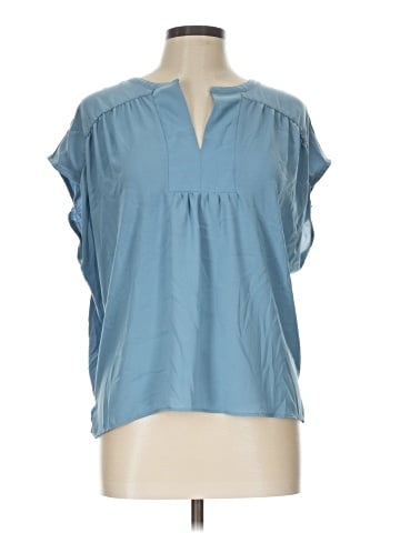 Ann Taylor LOFT Short Sleeve Blouse (view 1)