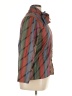 Assorted Brands 100% Polyester Stripes Brown Long Sleeve Blouse Size 16 - photo 4