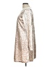 Adrienne Metallic Silver Cocktail Dress Size L - photo 5