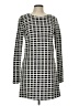 Long Tall Sally Houndstooth Gray Casual Dress Size 10 - photo 1