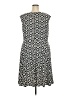 Wisp Print Black Casual Dress Size 18 - photo 2